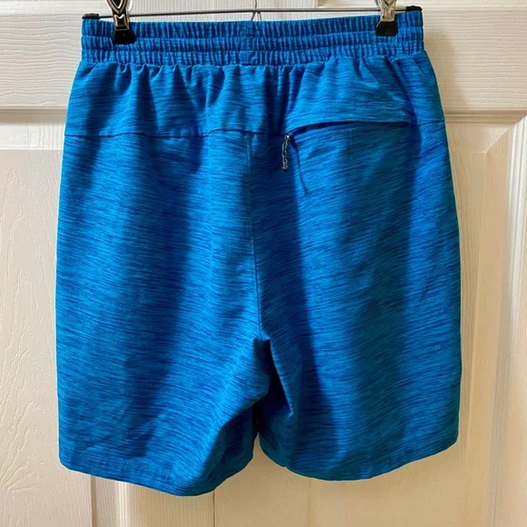Lululemon Channel Cross Swim Short 7 Invert Heather Vivid Aqua Deep Marine Small - Picture 4 of 8